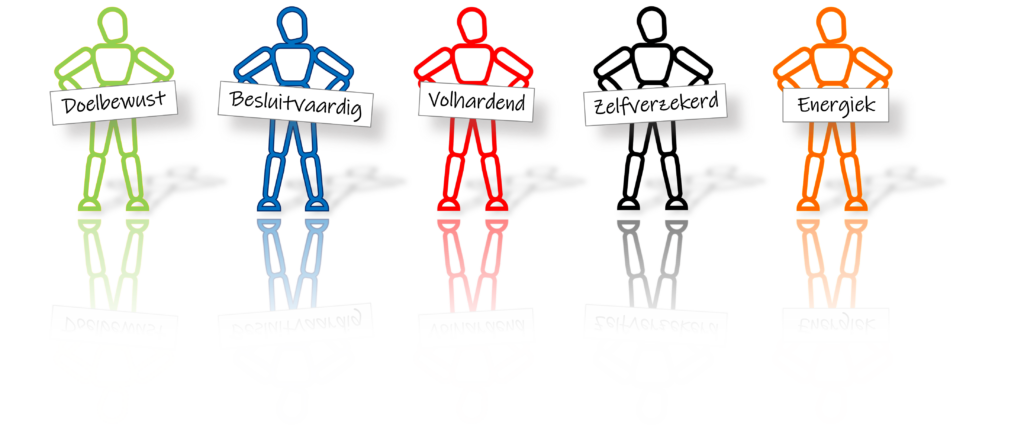 poppetjes individueel met bord